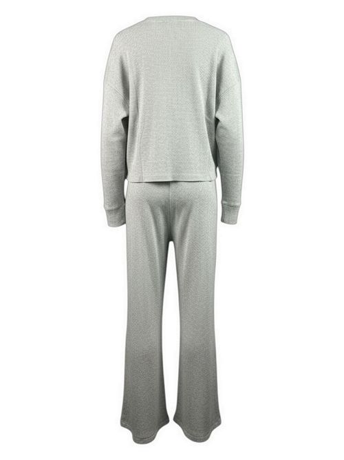 tuta donna in jersey grigio Ralph Lauren | 4P0380202